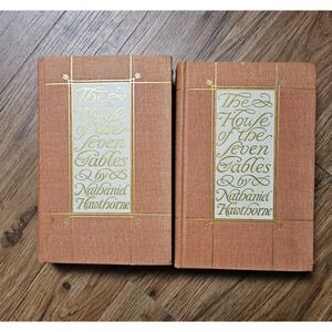 Lot of 2 Vintage Classics- The House of Seven Gables by Nathaniel Hawthorne 1851